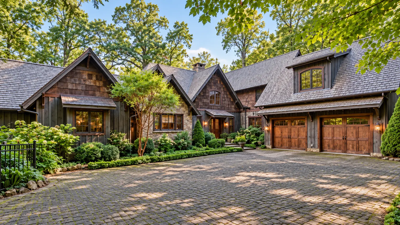Luxury mountain estate surrounded by Western North Carolina scenery